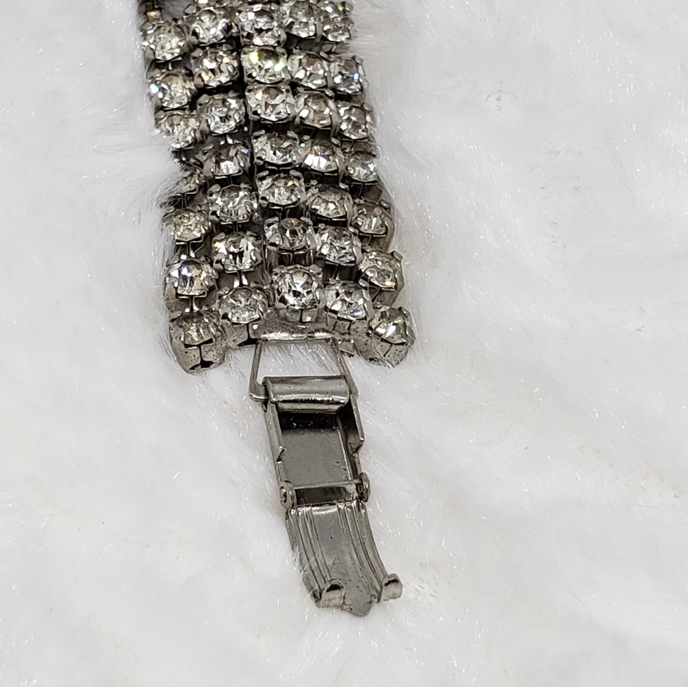 Vintage Rhinestone Bracelet - Picture 3 of 5